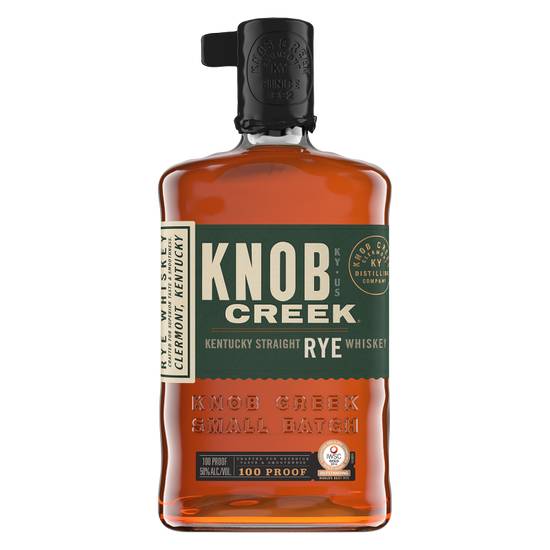 Knob Creek Small Batch Rye Whiskey 750ml (100 Proof)