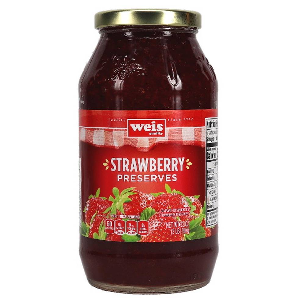 Weis Preserves Jams, Strawberry (12 lbs)