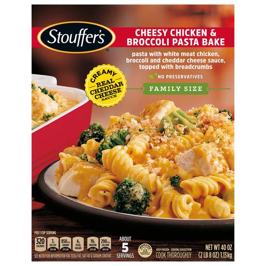 Stouffer's Chicken & Broccoli Pasta Bake Family Size Meal (40 oz)