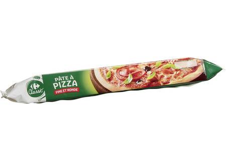 Pâte à pizza fine et ronde CARREFOUR CLASSIC' - le paquet de 260g