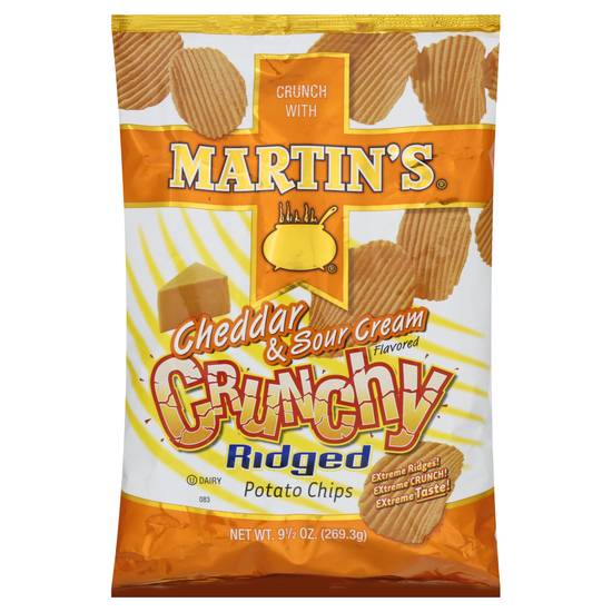 Martin's Crunchy Ridged Cheddar & Sour Cream Potato Chips