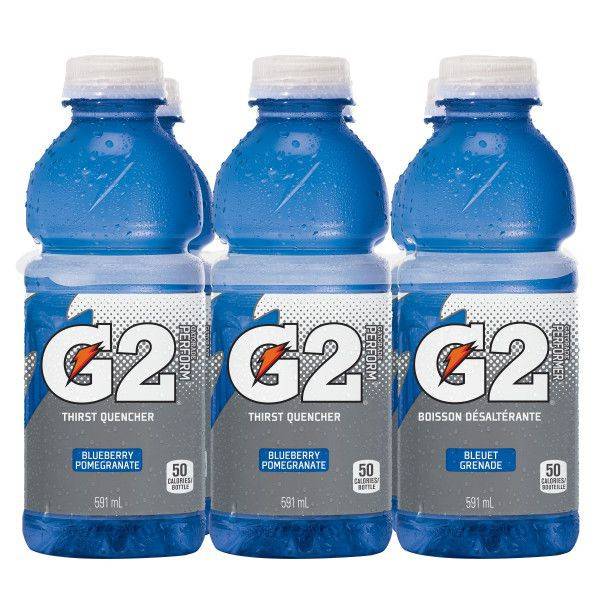 Gatorade G2 Blueberry Pomegranate Sports Drink (6 x 591 ml)