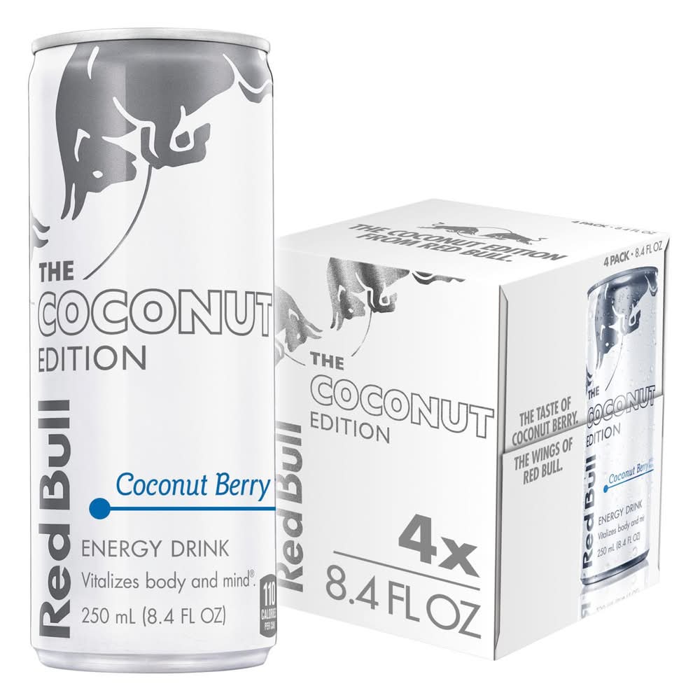 Red Bull Energy Drink, Coconut Berry (4 x 8.4 fl oz)