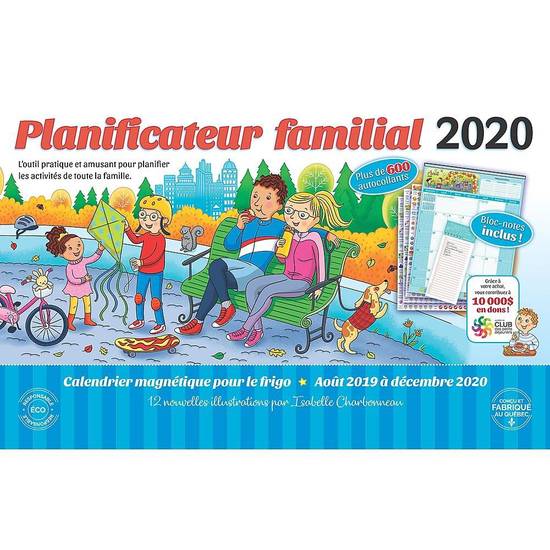 Pomango 2020 Family Planner, French