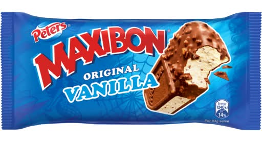 Peters Maxibon Ice Cream, Vanilla (155mL)
