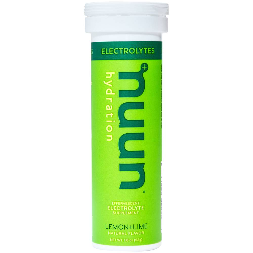 Nunn Effervescent Electrolyte Hydration Supplement - Lemon Lime (1 Tubes)