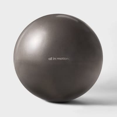 All In Motion Stability Exercise Ball, 75 cm, Gray