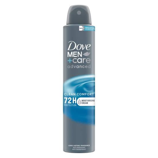 Dove Men+Care Advanced Antiperspirant Deodorant Aerosol Clean Comfort (200ml)