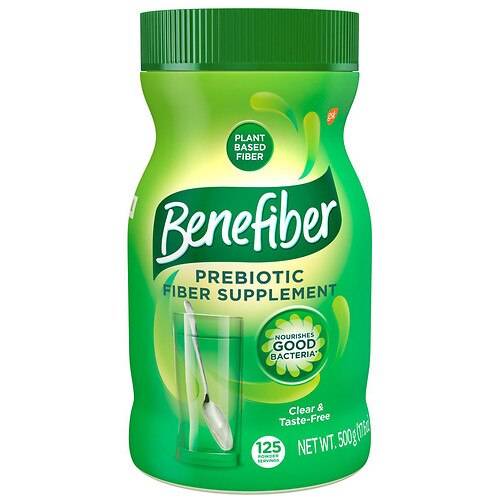 Benefiber Fiber Supplement Powder Unflavored, 125 dose - 17.6 oz
