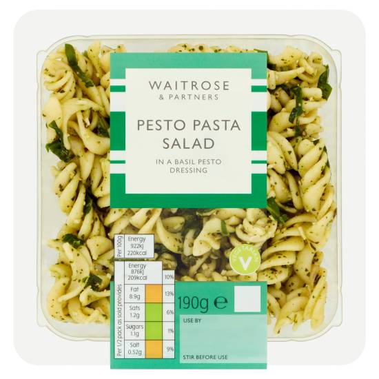 Waitrose & Partners Pesto Pasta Salad