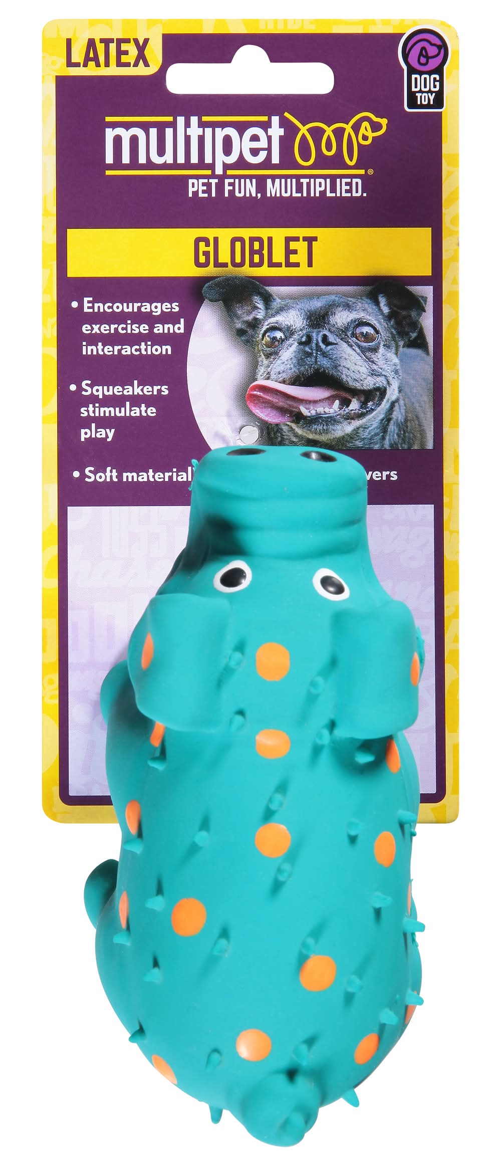 Multipet Squeakable Dog Toy (1.2 oz)