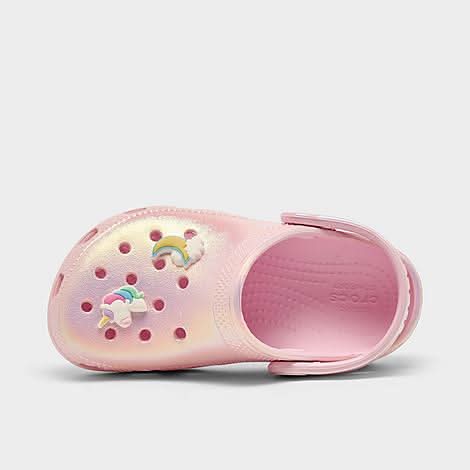Girls' Toddler Crocs Unicorn Classic Clog Shoes (4.0)
