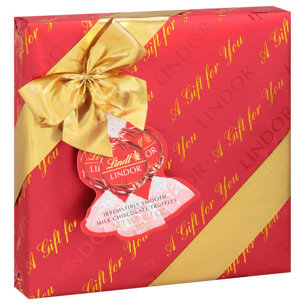 Lindt Milk Chocolate Truffles Gift Box (10.1 oz)