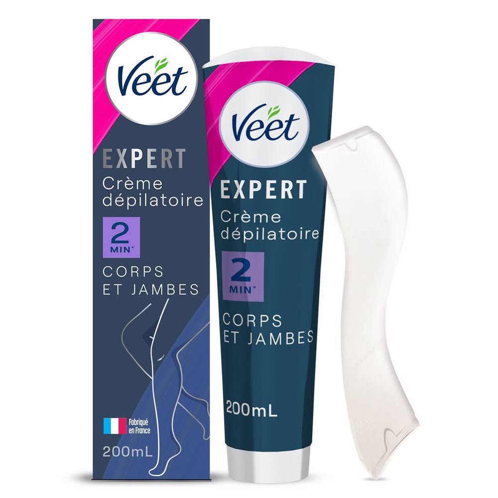 Veet - Crème dépilatoire expert corps et jambes