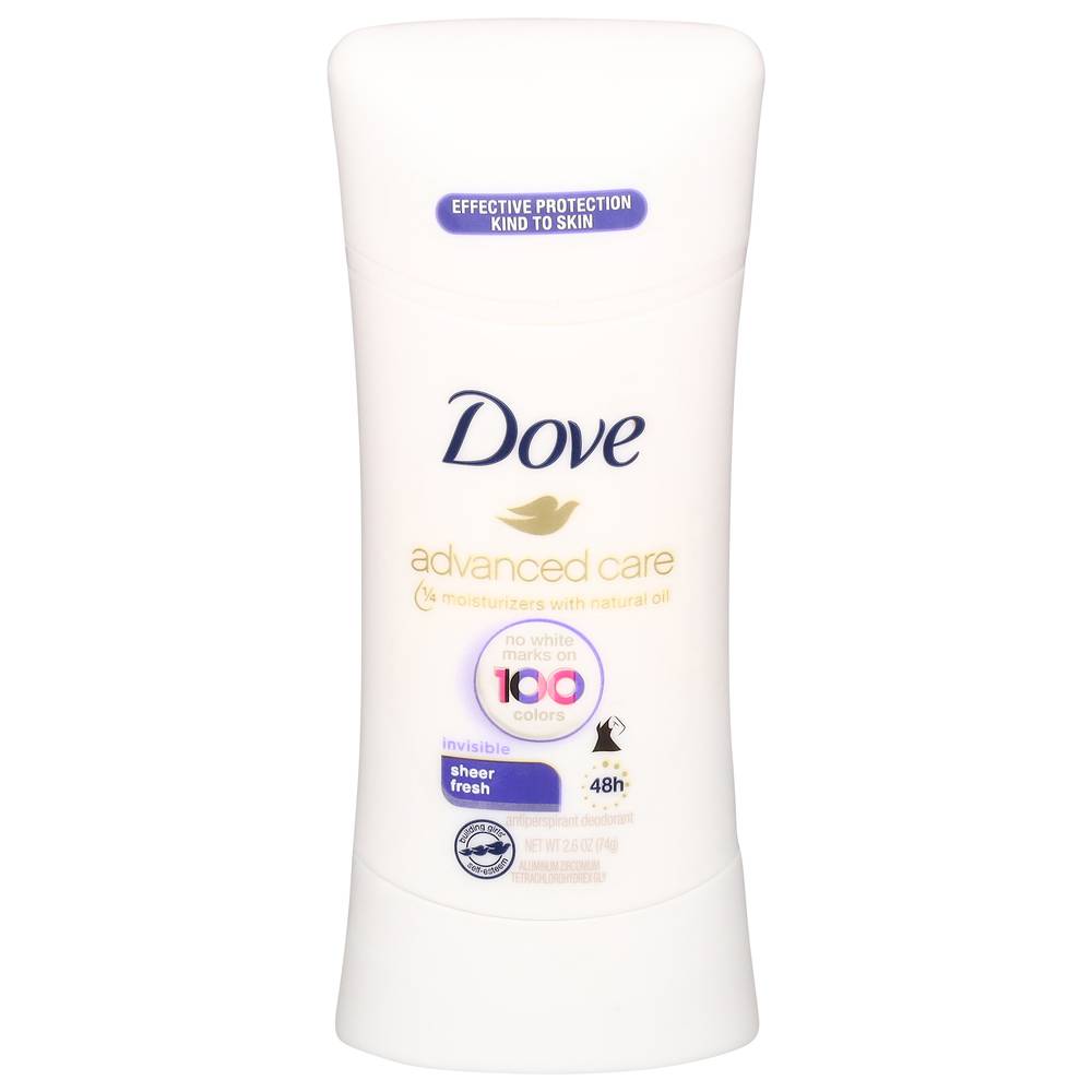 Dove Advanced Care Sheer Fresh Invisible Antiperspirant Deodorant