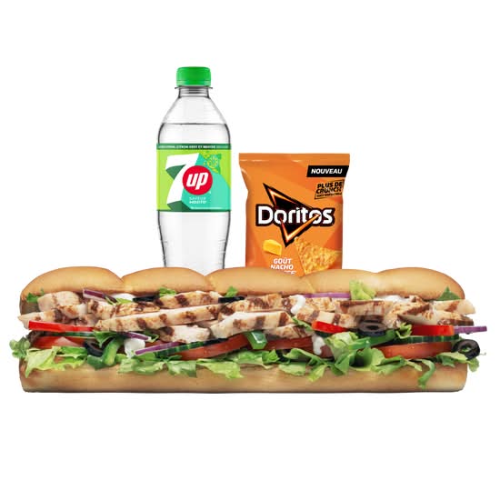 Menu SUB30 Poulet Nature