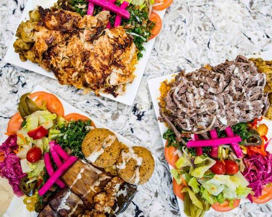 Order  Combo Shawarma Platter (lamb & Chicken) food online from Shishkabab store, Gresham on bringmethat.com