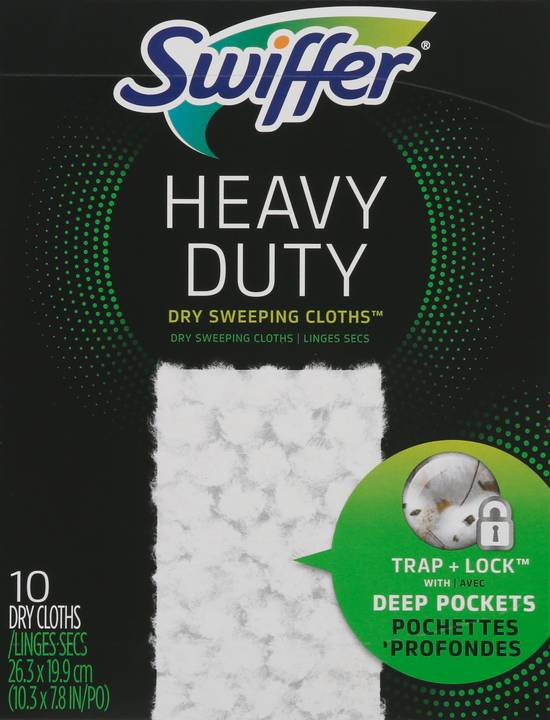 Swiffer Heavy Duty Dry Sweeping Cloths (10 ct)