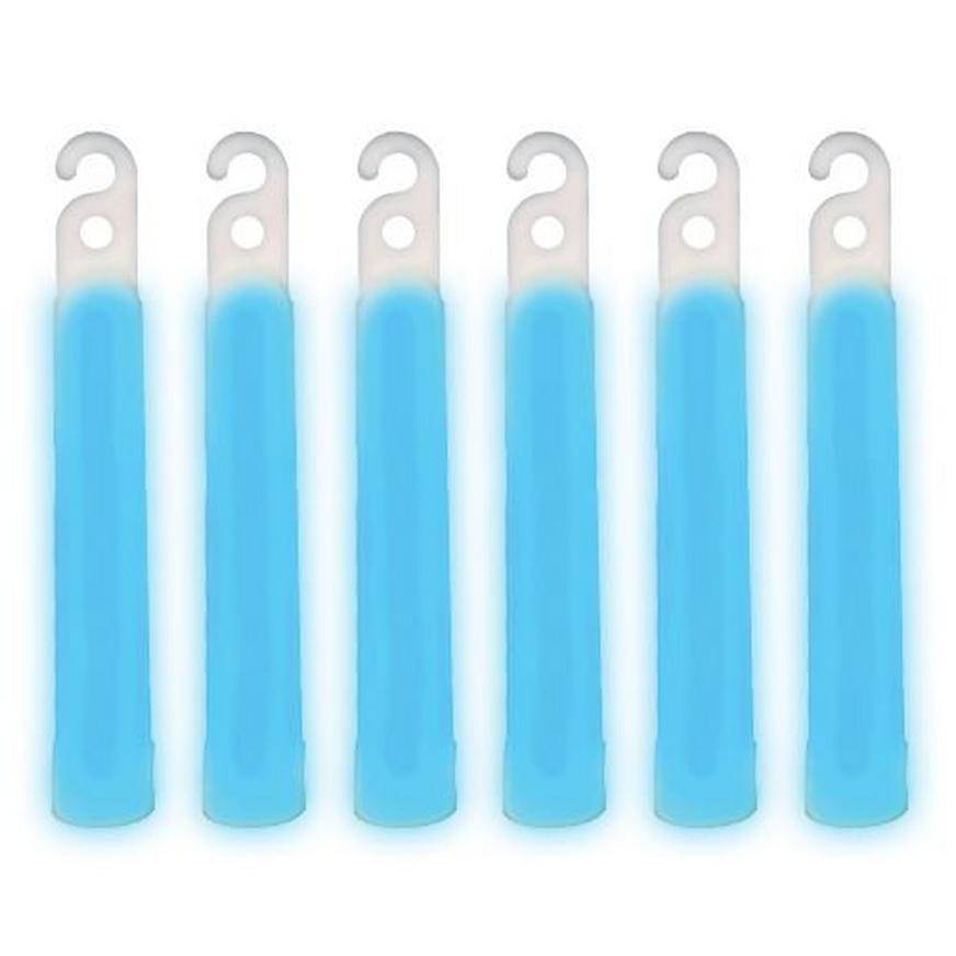 Blue Glow Stick Necklaces (6 ct)