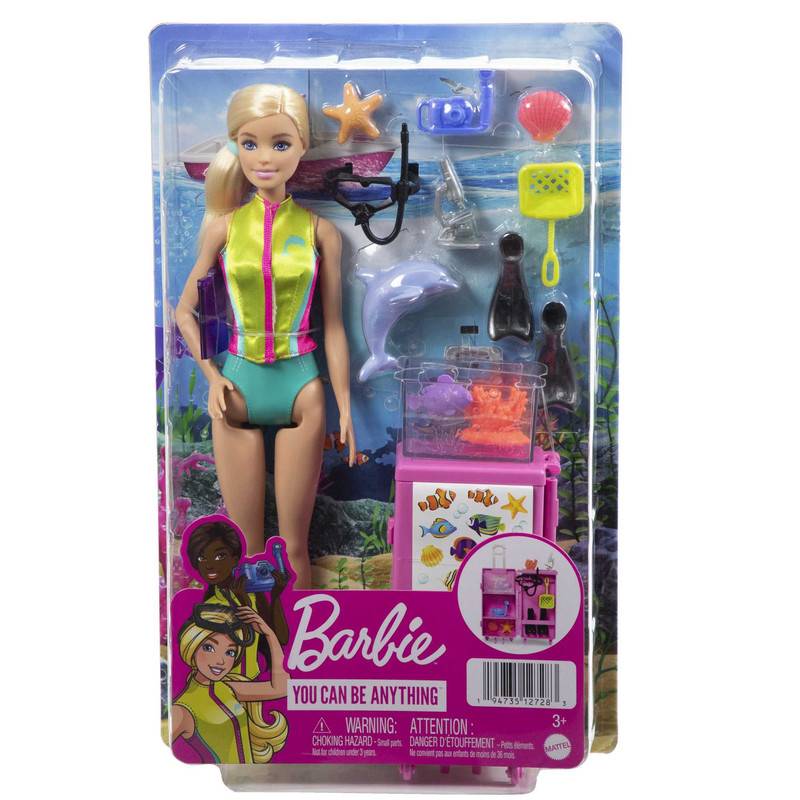 Barbie muñeca bióloga marina