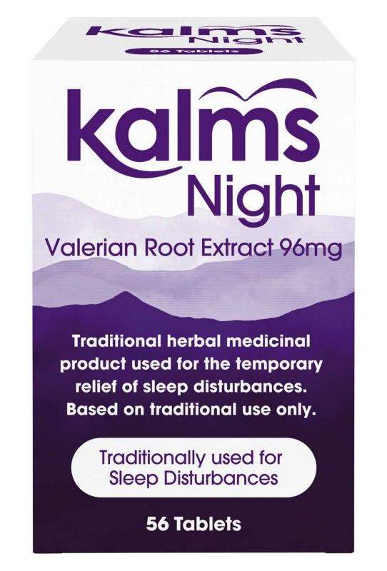 Kalms Night Valerian Root Extract 96mg Tablets (56 pack)