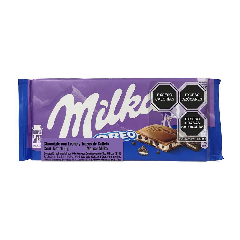 Milka · Chocolate con trozos de galleta (100 g)