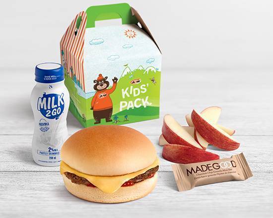 Régal des tout-petits - Buddy Burger avec du fromage cheddar / Buddy Burger Kids' Pack with Cheese