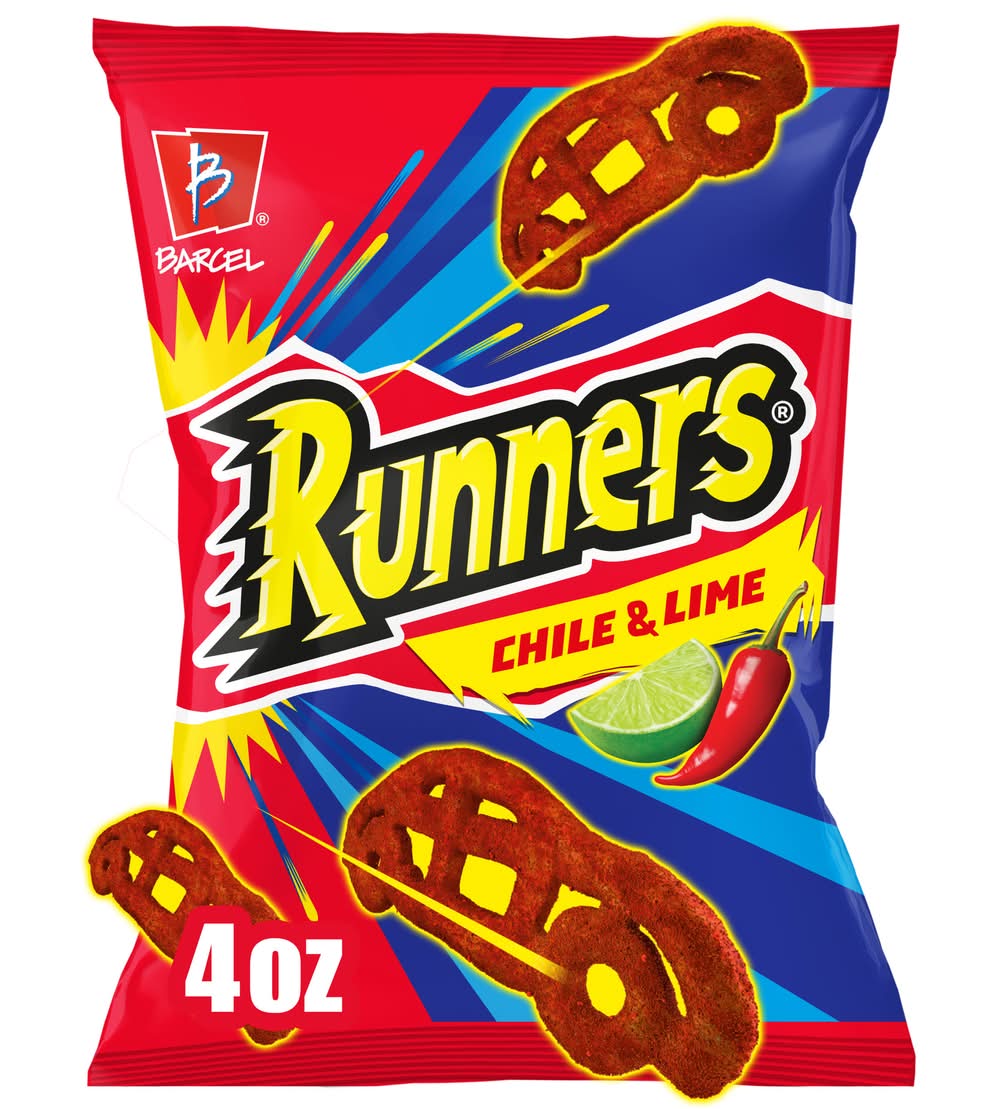 Barcel Runners Corn Snack, Chile & Lime (4 oz)