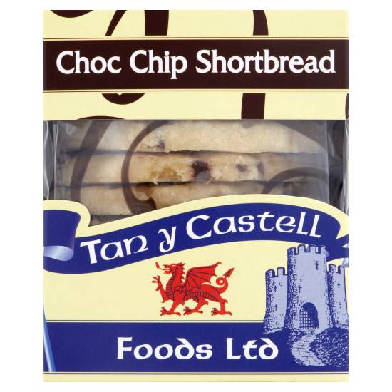 Tan Y Castell Choc Chip Shortbread 160g