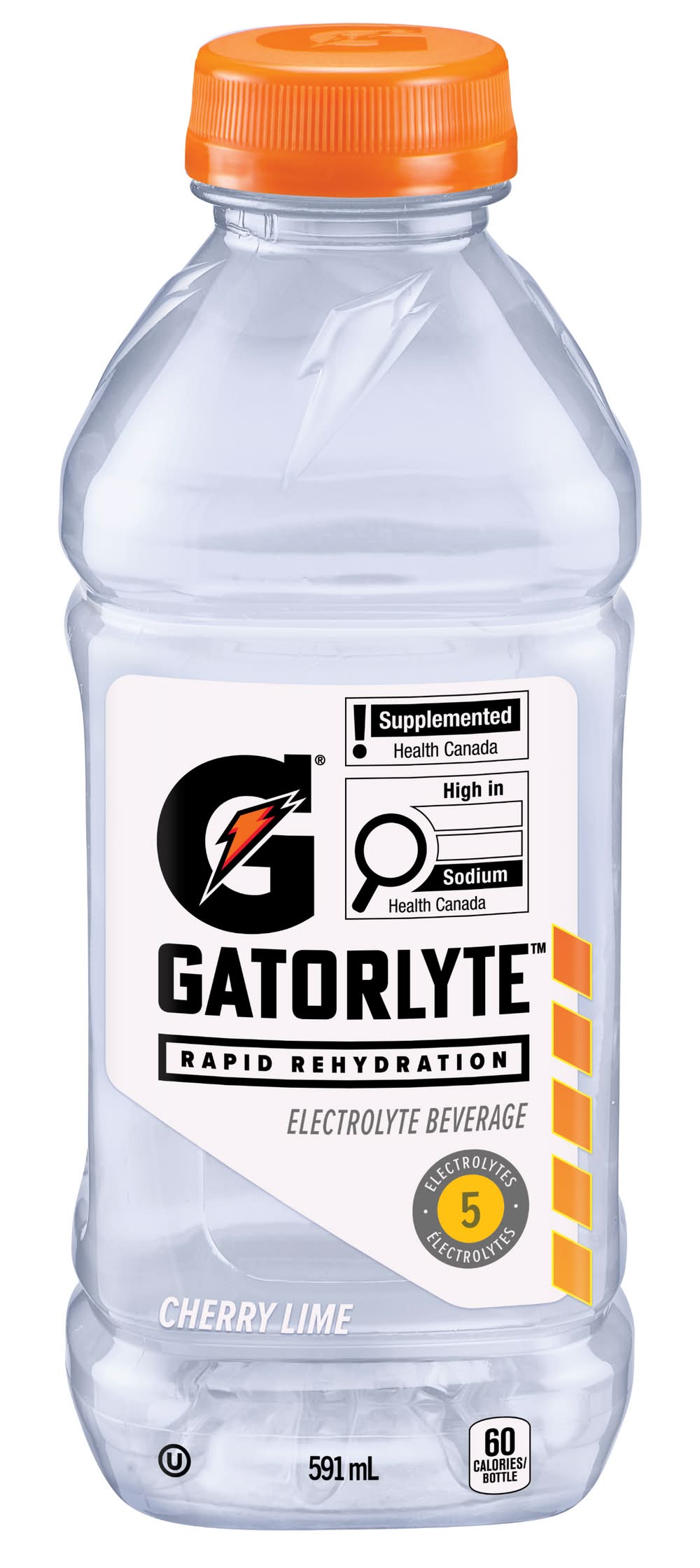 Gatorlyte Rapid Rehydration Electrolyte Beverage, Cherry Lime (591 ml)