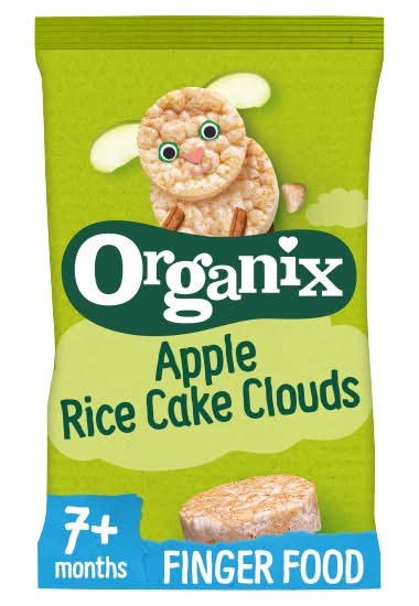 Organix Apple Rice Cake Clouds 7+ Months (40g)