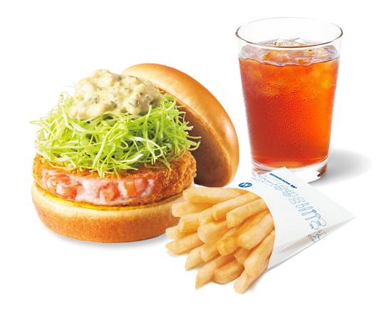 海老カツバーガードリンクセット