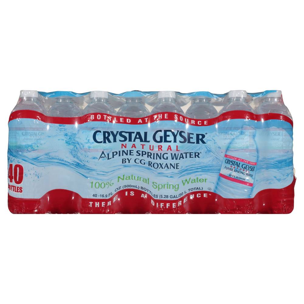 Crystal Geyser Natural Alpine Spring Water (16.9oz plastic bottle)