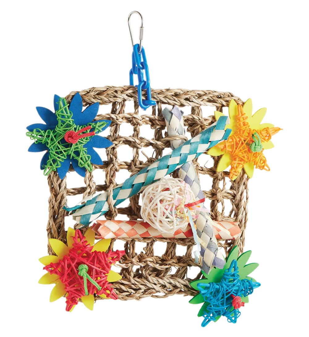 All Living Things® Vine Mat Bird Foraging Toy (Size: Medium)