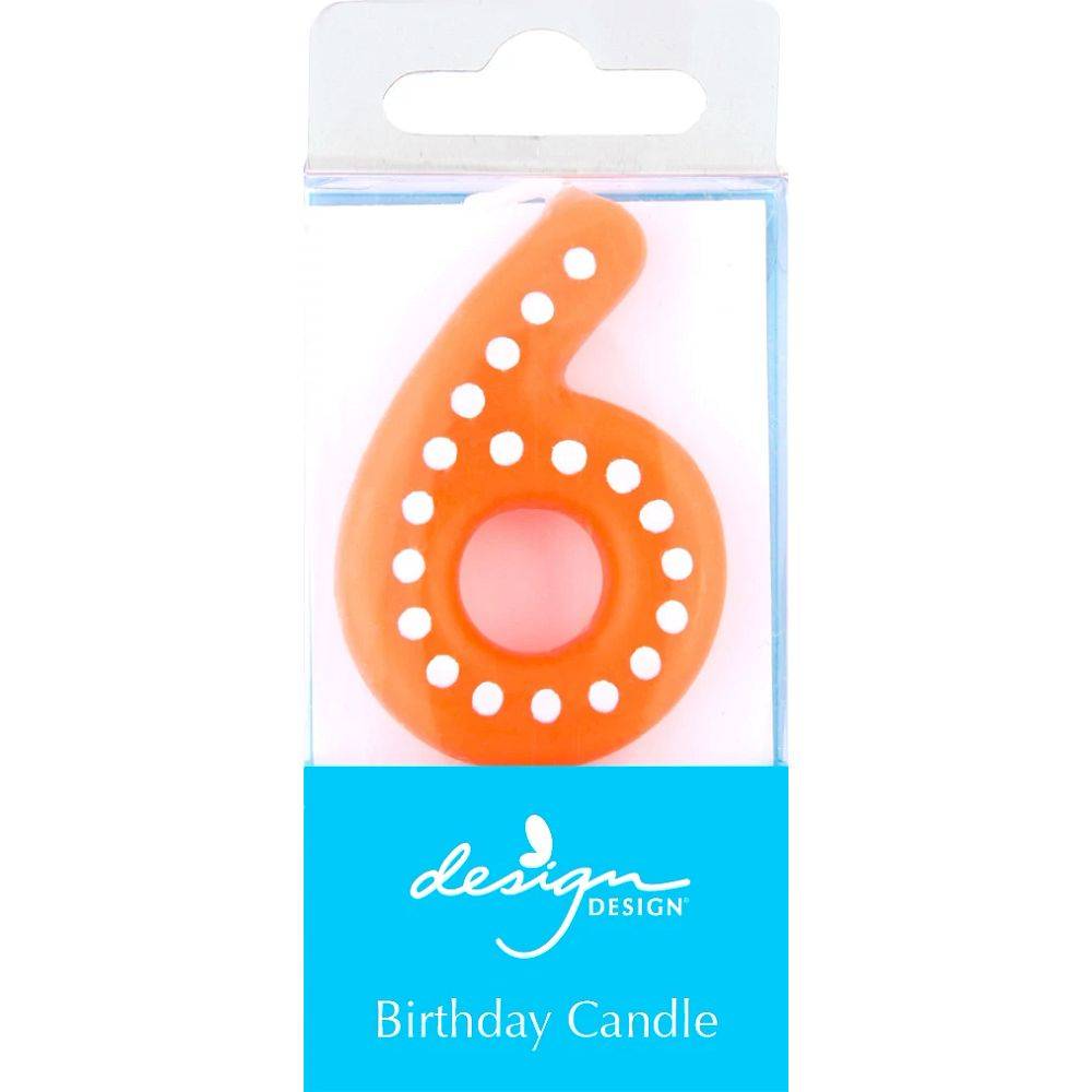 Design Design Marquee-6 Candle-Birthday-Numeric