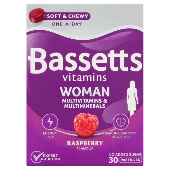 Bassetts Vitamins Woman Multivitamins & Minerals Raspberry Pastilles (30 ct)