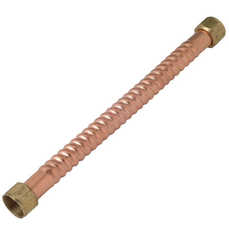 Homewerks 3/4 In. Fip Each X 3/4 In. D Fip 12 In. Copper Water Heater Supply Line