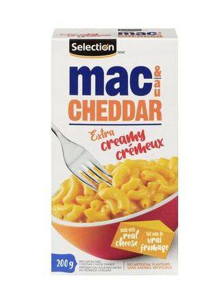 Selection Extra Creamy Macaroni and Cheddar Cheese Dinner (200 g)
