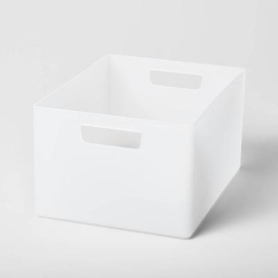 Brightroom Plastic Organizer Bin With Handles (extra large/clear)