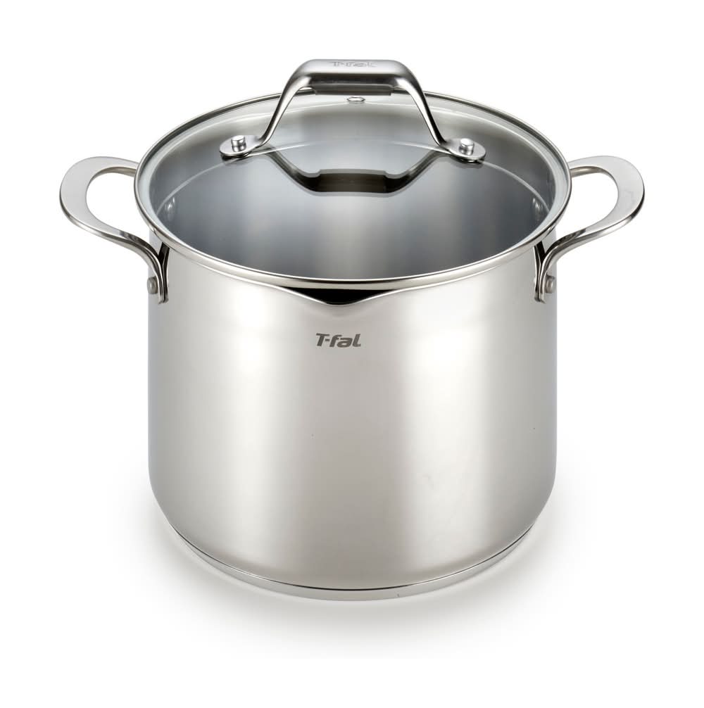 T-Fal Pot With Lid Simply Cook Stainless Steel Cookware