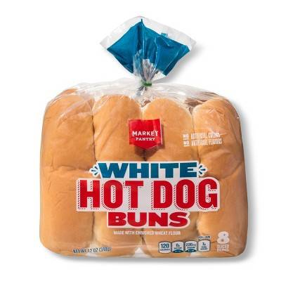 Market Pantry White Hot Dog Buns (12 oz)