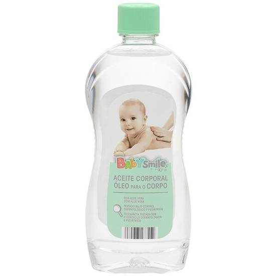 Aceite corporal para bebés BabySmile botella 500 ml