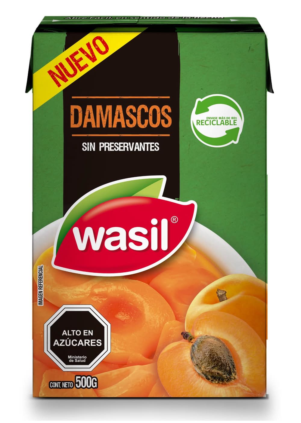 Wasil · Damasco mitades (500 g)