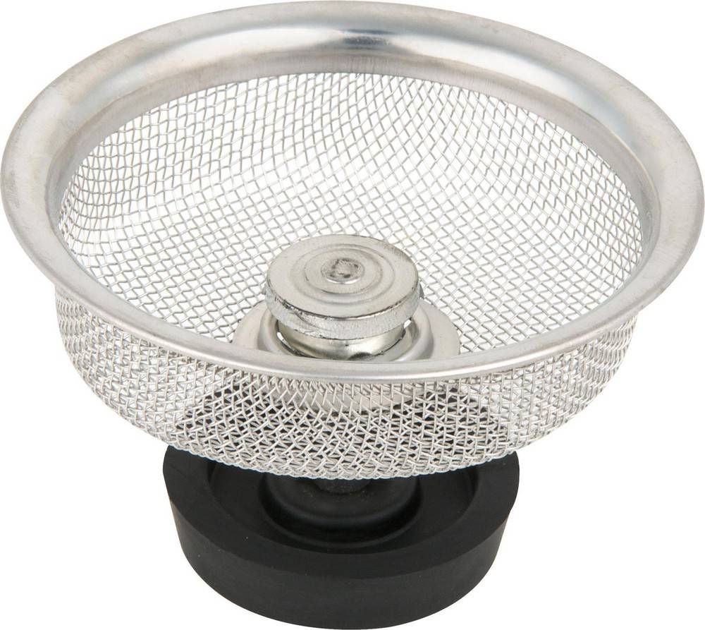 Peerless Mesh Sink Strainer With Stopper in Satin Nickel (1 unit)