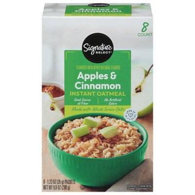 Signature Select Apple Cinnamon Instant Oatmeal