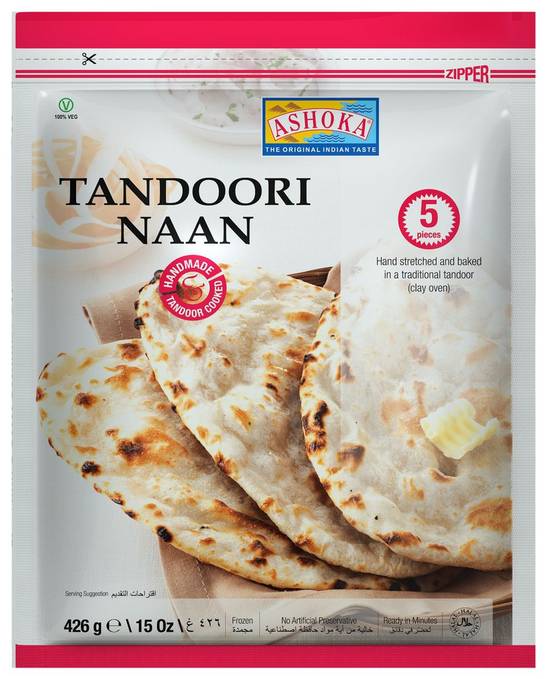 Ashoka · Tandoori naan (5 units)