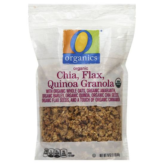 O Organics Organic Chia Flax Quinoa Granola (16 oz)