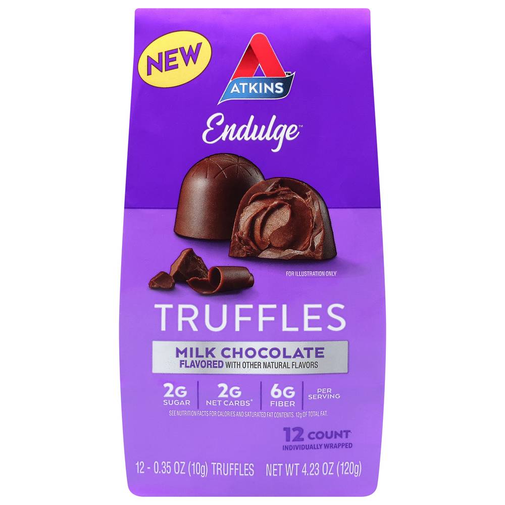 Atkins Endulge Truffles Milk Chocolate (4.23 oz, 12 ct)