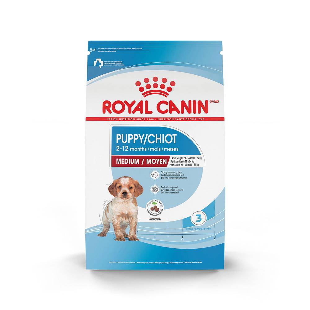 Royal Canin Health Nutrition Breed Puppy Dog Dry Food (medium /chicken)