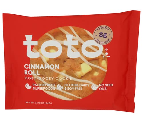 Toto Foods Co Cinnamon Roll Seed Oil Free Cookie